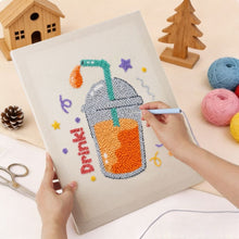 Charger l'image dans la galerie, Punch Needle Kit avec cadre - Bulles &amp; Fun