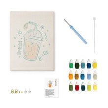 Charger l'image dans la galerie, Punch Needle Kit avec cadre - Bulles &amp; Fun
