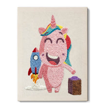 Charger l'image dans la galerie, Punch Needle Kit avec cadre - Aventure Licorne Figured'Art