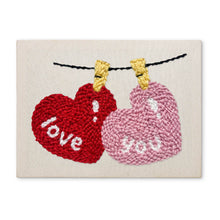 Charger l'image dans la galerie, Punch Needle Kit avec cadre - Amour dans l’Air Figured'Art