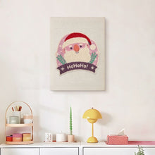 Charger l'image dans la galerie, Punch Needle Kit avec cadre - Rire du Père Noël