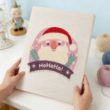 Charger l'image dans la galerie, Punch Needle Kit avec cadre - Rire du Père Noël