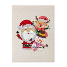 Charger l'image dans la galerie, Punch Needle Kit avec cadre - Père Noël et Amis Figured'Art