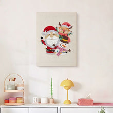 Charger l'image dans la galerie, Punch Needle Kit avec cadre - Père Noël et Amis