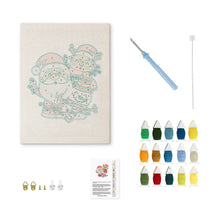 Charger l'image dans la galerie, Punch Needle Kit avec cadre - Père Noël et Amis