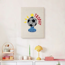 Charger l'image dans la galerie, Punch Needle Kit avec cadre - Trophée de Football