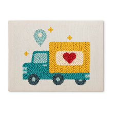 Charger l'image dans la galerie, Punch Needle Kit avec cadre - Livraison d’Amour Figured'Art