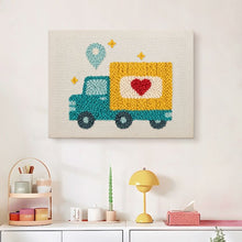 Charger l'image dans la galerie, Punch Needle Kit avec cadre - Livraison d’Amour