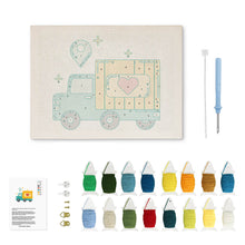Charger l'image dans la galerie, Punch Needle Kit avec cadre - Livraison d’Amour