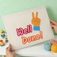 Charger l'image dans la galerie, Punch Needle Kit avec cadre - Well Done