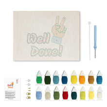 Charger l'image dans la galerie, Punch Needle Kit avec cadre - Well Done