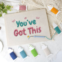 Charger l'image dans la galerie, Punch Needle Kit avec cadre - You've Got This