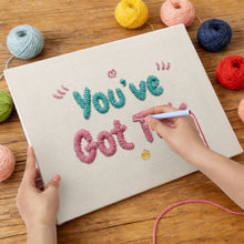 Charger l'image dans la galerie, Punch Needle Kit avec cadre - You've Got This