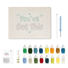 Charger l'image dans la galerie, Punch Needle Kit avec cadre - You've Got This