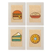 Charger l'image dans la galerie, Punch Needle Kit (4 pièces) avec cadres - Street Food 2 Figured'Art