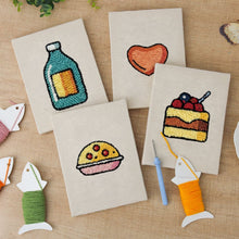 Charger l'image dans la galerie, Punch Needle Kit (4 pièces) avec cadres - Favoris Gourmands 1