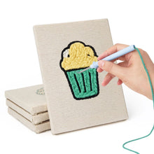 Charger l'image dans la galerie, Punch Needle Kit (4 pièces) avec cadres - Collection Bouchées Savoureuses 1