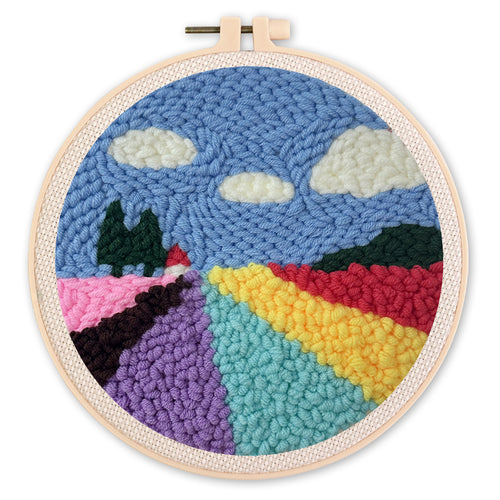 Punch Needle Champ de Lavande