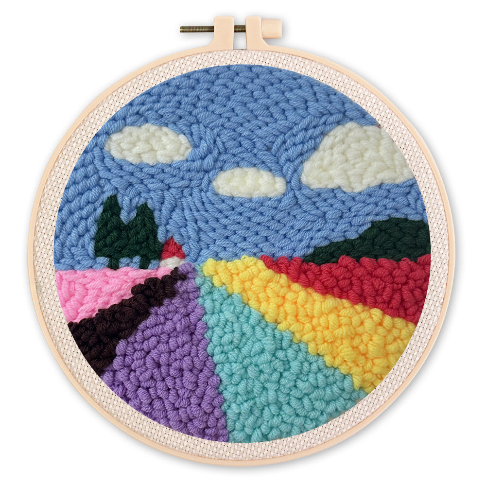 Punch Needle Champ de Lavande