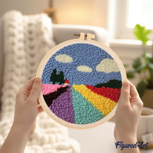 Charger l&#39;image dans la galerie, Punch Needle Champ de Lavande