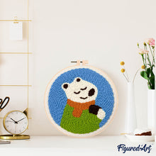 Charger l&#39;image dans la galerie, Punch Needle Ours polaire joyeux