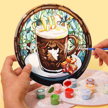 Charger l&#39;image dans la galerie, Peinture par numéros Sets de Table 20 cm (6 pièces) - Maison en Pain d&#39;Épices, Sapin de Noël et Designs d&#39;Hiver