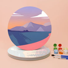 Charger l&#39;image dans la galerie, Peinture par numéros Sets de Table 20 cm (6 pièces) - Vue sur la Nature