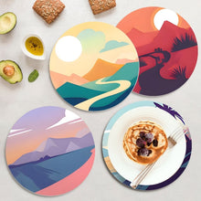 Charger l&#39;image dans la galerie, Peinture par numéros Sets de Table 20 cm (6 pièces) - Vue sur la Nature