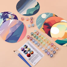 Charger l&#39;image dans la galerie, Peinture par numéros Sets de Table 20 cm (6 pièces) - Vue sur la Nature