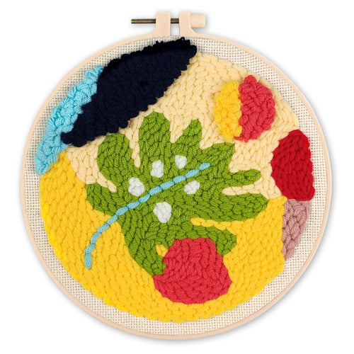 Punch Needle Feuille d'Automne