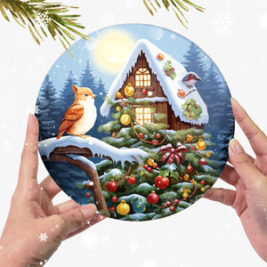 Peinture par numéros Sets de Table 20 cm (4 pièces) - Vacances et Nature
