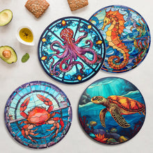 Charger l&#39;image dans la galerie, Peinture par numéros Sets de Table 20 cm (4 pièces) - Créatures de l&#39;Océan
