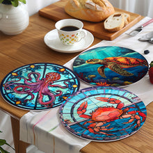 Charger l&#39;image dans la galerie, Peinture par numéros Sets de Table 20 cm (4 pièces) - Créatures de l&#39;Océan