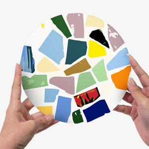 Peinture par numéros Sets de Table 20 cm (6 pièces) - Motif Géométrique Décoratif