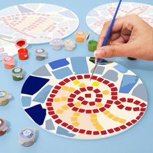Charger l&#39;image dans la galerie, Peinture par numéros Sets de Table 20 cm (6 pièces) - Motif Géométrique Décoratif