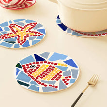 Charger l&#39;image dans la galerie, Peinture par numéros Sets de Table 20 cm (6 pièces) - Motif Géométrique Décoratif