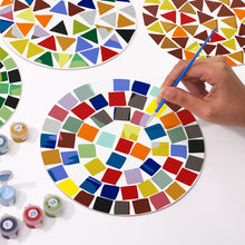 Charger l&#39;image dans la galerie, Peinture par numéros Sets de Table 20 cm (6 pièces) - Géométrique Moderne