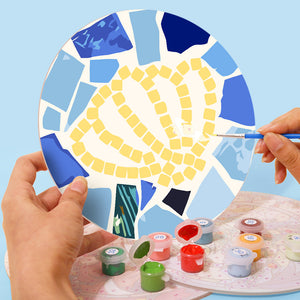 Peinture par numéros Sets de Table 20 cm (6 pièces) - Style Méditerranéen
