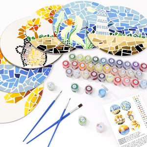 Peinture par numéros Sets de Table 20 cm (6 pièces) - Vie Côtière