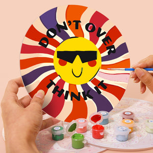Peinture par numéros Sets de Table 20 cm (6 pièces) - Citation Motivante