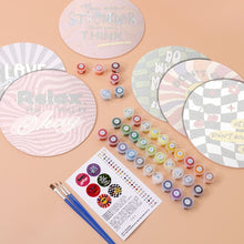 Charger l&#39;image dans la galerie, Peinture par numéros Sets de Table 20 cm (6 pièces) - Citation Motivante