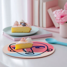 Charger l&#39;image dans la galerie, Peinture par numéros Sets de Table 20 cm (6 pièces) - Visage Abstrait Moderne