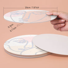 Charger l&#39;image dans la galerie, Peinture par numéros Sets de Table 20 cm (6 pièces) - Visage Abstrait Moderne