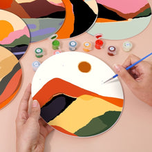 Charger l&#39;image dans la galerie, Peinture par numéros Sets de Table 20 cm (6 pièces) - Montagne Abstraite Moderne