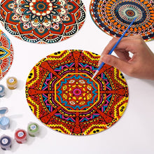 Charger l&#39;image dans la galerie, Peinture par numéros Sets de Table 20 cm (6 pièces) - Mandala Bohème Rond