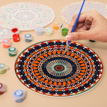 Charger l&#39;image dans la galerie, Peinture par numéros Sets de Table 20 cm (6 pièces) - Mandala Bohème Rond