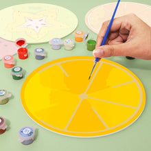 Charger l&#39;image dans la galerie, Peinture par numéros Sets de Table 20 cm (6 pièces) - Tranches de Fruits Colorées