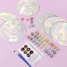 Charger l&#39;image dans la galerie, Peinture par numéros Sets de Table 20 cm (6 pièces) - Animal Pop Art