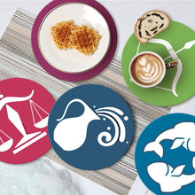 Charger l&#39;image dans la galerie, Peinture par numéros Sets de Table 20 cm (12 pièces) - Série Signes du Zodiaque 1