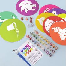 Charger l&#39;image dans la galerie, Peinture par numéros Sets de Table 20 cm (12 pièces) - Série Signes du Zodiaque 2